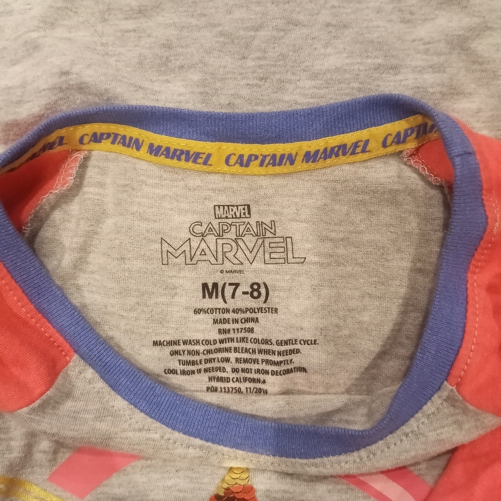 Fortnite & Captain Marvel Shirts Size M - Picture 6 of 7